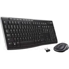 Комплект клавиатура и мышь Logitech MK270 (черный)