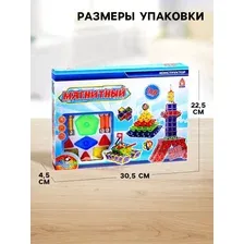Конструктор магнитный , 108 деталей