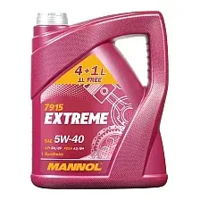 Моторное масло Mannol Extreme 5W40 SN/CF 5л.