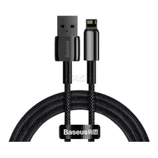 Кабель Baseus Tungsten Gold USB To Lightning / CALWJ-01 (1м, черный)