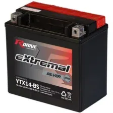 Мотоциклетный аккумулятор RDrive eXtremal Silver YTX14-BS (12.6 А·ч)