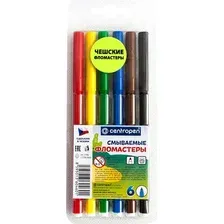 Фломастеры Centropen Пингвины 7790 0685 (6 цв)