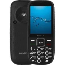 Кнопочный телефон Maxvi B9 (черный)
