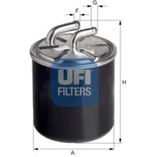 Топливный фильтр UFI 2443600