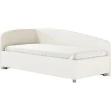 Кровать Сонум Paola L 90x200 (микровелюр белый)