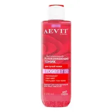 Тоник AEVIT® успокаивающий витаминный для тусклой и сухой кожи коллекции ROSESENSE, 200 мл