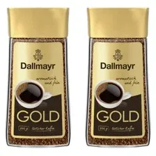 Кофе растворимый Dallmayr Gold, комплект из 2 баночек по  200 грамм каждая