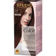 Крем-краска для волос Studio Professional Ultima Color, тон 4.01 каштан