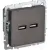 Розетка IEK Brite BR-U21-D31-K45 (темная бронза)