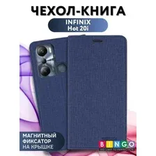 Чехол для телефона Bingo Book для INFINIX Hot 20i (синий)