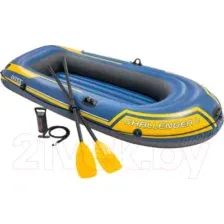 Надувная лодка Intex Challenger-2 Set / 68367NP