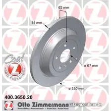 Тормозной диск Zimmermann 400365020