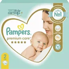 Подгузники Pampers Premium Care 2 (4-8 кг) 102 шт.