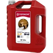Моторное масло Totachi Niro Optima Pro Synthetic 5W-40 SL/CF A3/B4 4л