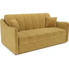 Диван Мебель-АРС Давос ППУ 180x200 см M2-111-46 (Cabrio 27 желтый)