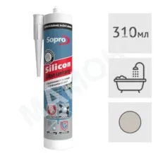 Силиконовый герметик Sopro 271 (72) серый натуральный, 310 мл