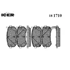 Тормозные колодки дисковые задняя ось ICER 181710