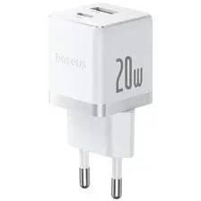 Сетевое зарядное Baseus Palm Fast Charger C+U 20W EU P10111608213-01 (белый)