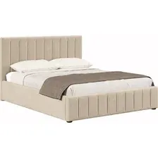Кровать Хочу Домой Верона с ПМ 160x200 (бежевый велюр 729)