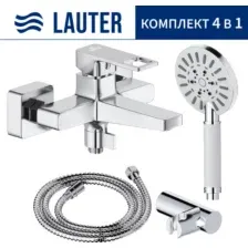 Смеситель Lauter Cascade 21CK6615C с лейкой Relexa Nevada 21S10146