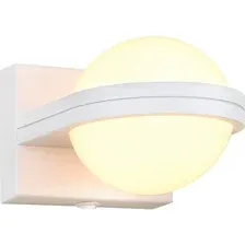 Бра Ambrella light FW555 SWH, с выключателем, белый песок