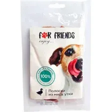 For Friends Лакомство для собак Полоски из мяса утки 50 г