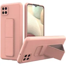 Чехол-накладка Bingo Stand для Galaxy A22S/A22 5G (розовый)