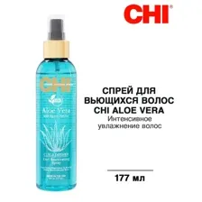 CHI Aloe Vera with Agave Nectar Bleand Curl Reactivating Spray Спрей для возрождения кудрей с алоэ и нектаром агавы 177 мл