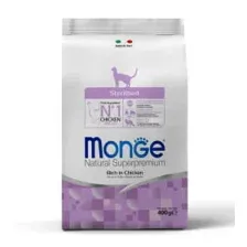 Сухой корм Monge Cat Daily Line Sterilised для стерилизованных кошек, из курицы 400гр