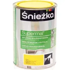 Эмаль Sniezka Supermal масляно-фталевая (800мл, желтый)