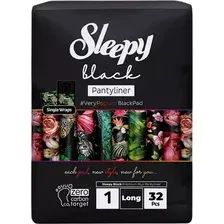 Прокладки ежедневные Sleepy Black Long (32шт)