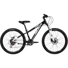 Велосипед Novatrack Extremehd 24 11, 172095 24AHD.EXTREMEHD.11BK5, черный/белый