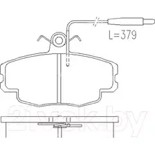 Тормозные колодки Patron PBP720