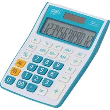 Калькулятор Deli E1238/BLUE