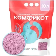 Наполнитель для туалета Комфикот Тофу 10л (лаванда)