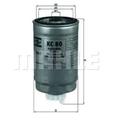Топливный фильтр Mahle Knecht KC80
