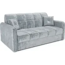 Диван Мебель-АРС Аккордеон Свег ППУ 180x200 (велюр серый Plush OWV-11)