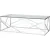 Журнальный столик Stool Group Арт Деко 120x60 ECT-015 (прозрачное стекло/сталь серебристый)