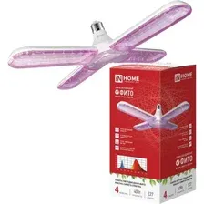 Светодиодная лампочка In Home LED-HP 40 Pro-Фито полный спектр 40 Вт 230В Е27