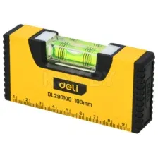 Уровень строительный Deli YS EDL290100 100 мм, магнит