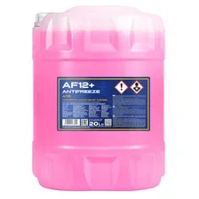 MANNOL 4012 Antifreeze AF12+ -40 red 10л Красный