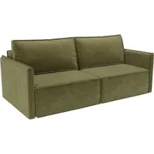 Диван Mebel-Ars еврокнижка Хайтон / M9-23-47 (Cabrio 29 зеленый)