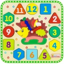 Сортер Alatoys Часики Ежик ЧС11
