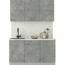 Кухонный модуль Интерлиния Мила Матте 1.5 А (керамика/керамика/опал светлый)