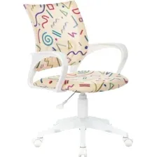 Компьютерное кресло Бюрократ Burokids 1W 1920820 (песочный Sticks 02/пластик белый)