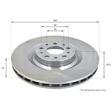 Тормозной диск COMLINE ADC1844V