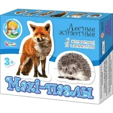 Мозаика/пазл Десятое королевство Maxi Лесные животные 13 элементов 02643