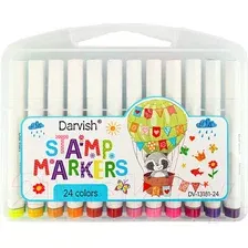 Фломастеры Darvish DV-13181-24 (24цв)