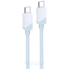 Кабель Borofone BX107 USB Type-C - USB Type-C 1 м, белый BOROFONE 14090