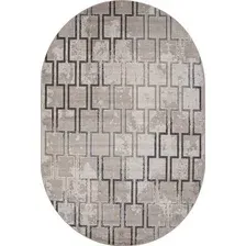 Ковер для жилой комнаты Merinos Sierra F353-OVAL-BEIGE-BLUE (1.5x3)